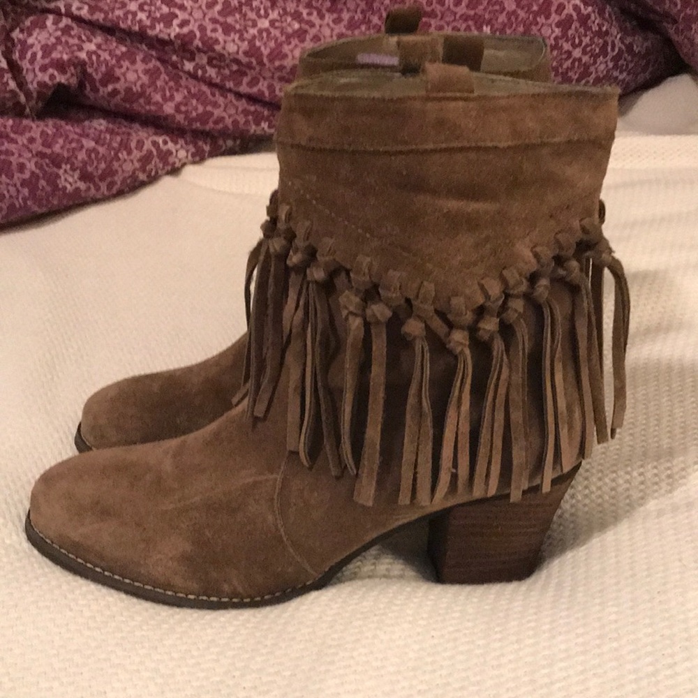 Fringe Booties - Picture 1 of 3